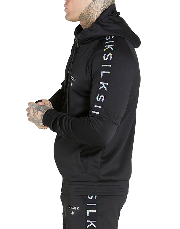 Sik Silk Man Sweater "RAINBOW TAPE OVERHEAD HOODIE"